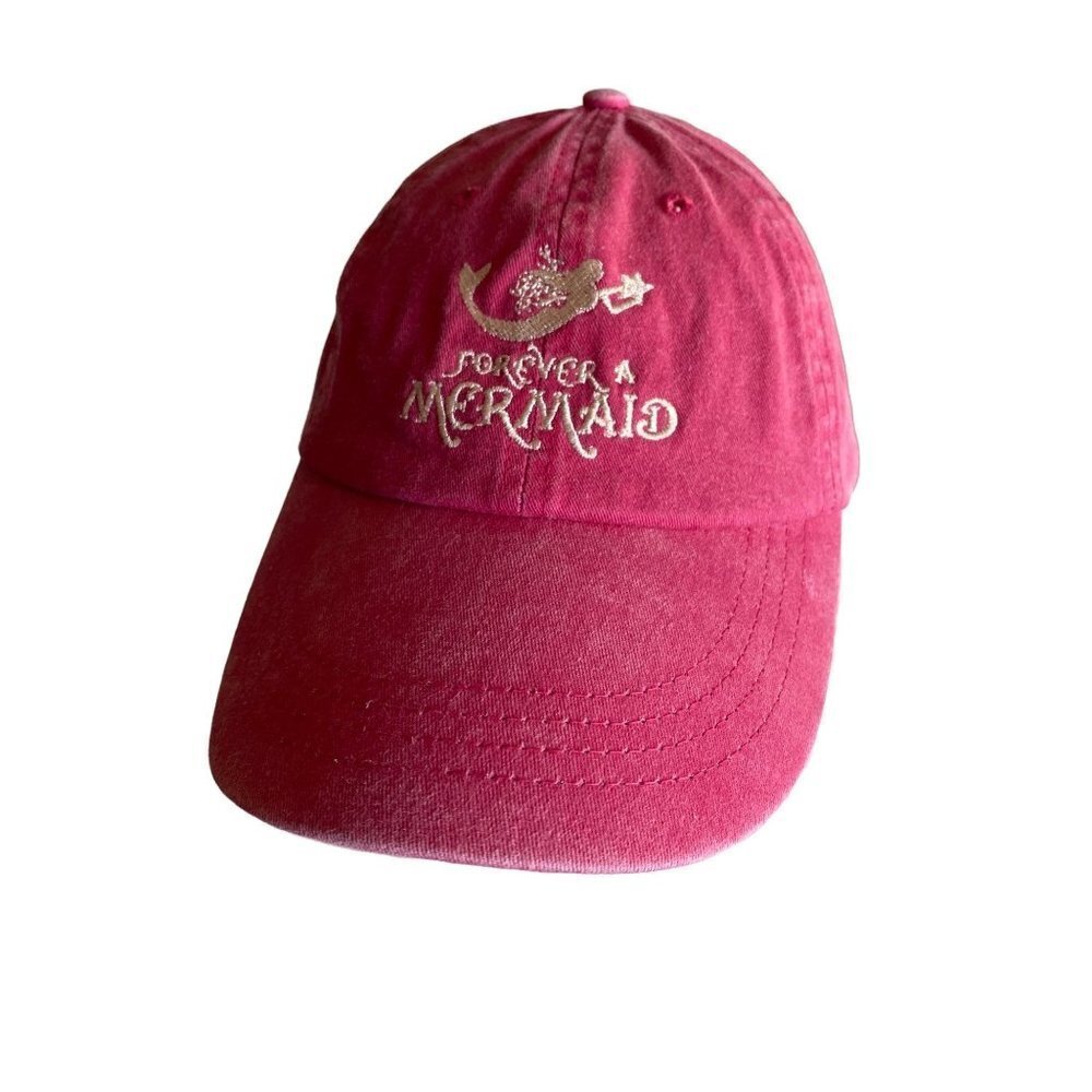 Pink Forever Mermaid Destin Florida Hat Cap Adjustable